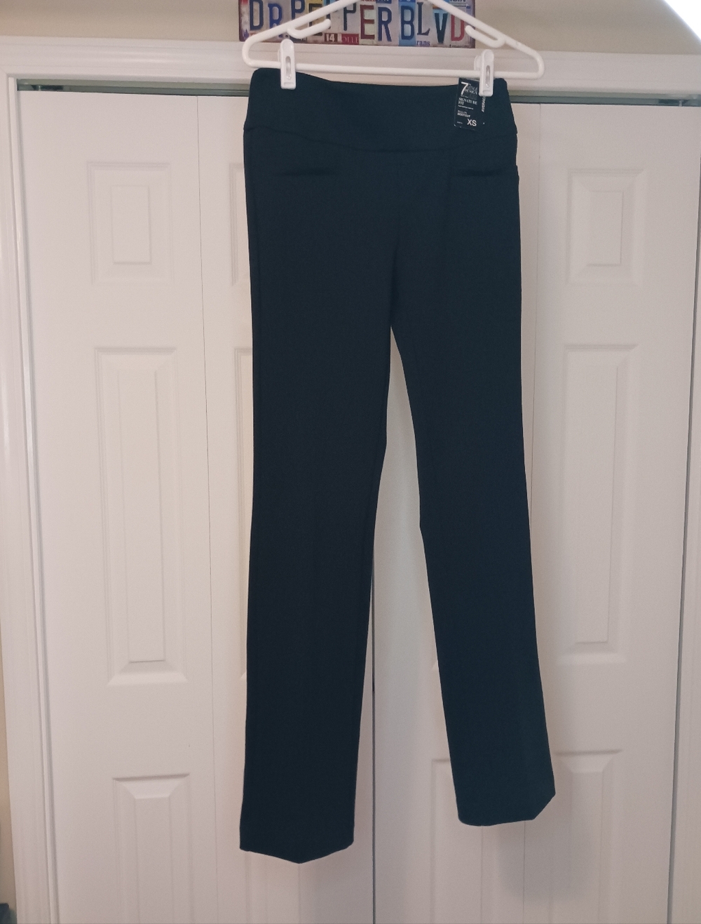 NWT 7th Avenue Design Studio Black Pants Size XS
